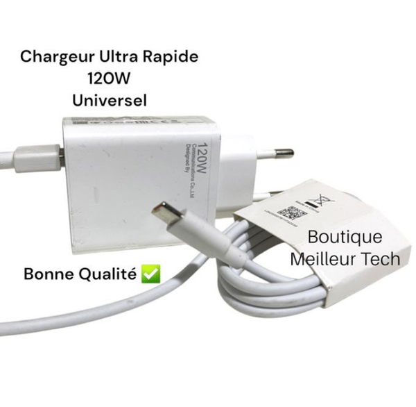 Chargeur Samsung ultra rapide