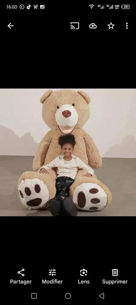 Peluche géante deco