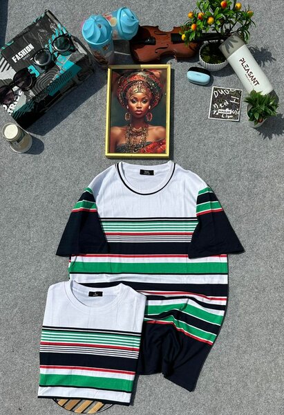 T-shirts rayés Coton