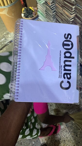 University five subjects notepad