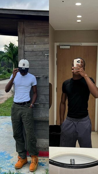 T-shirt en coton noir