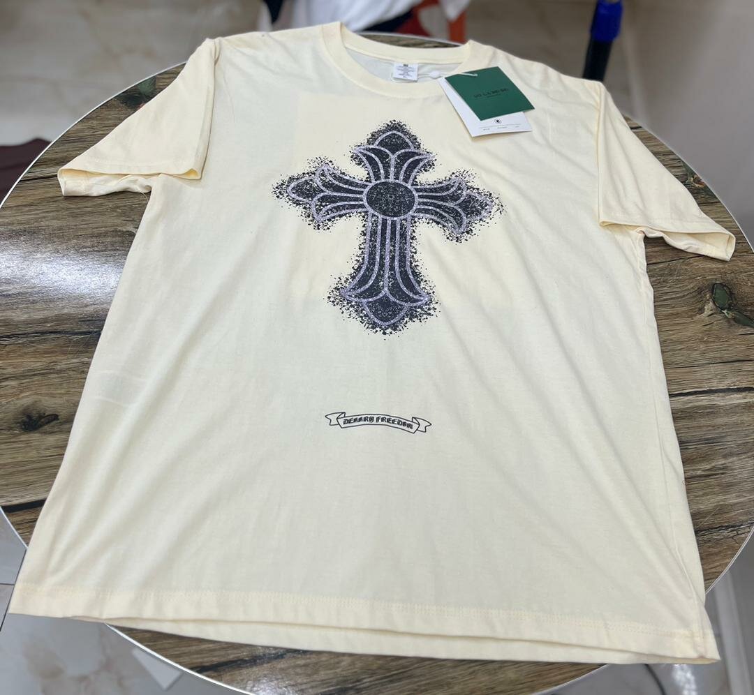 T-shirt imprimé croix homme