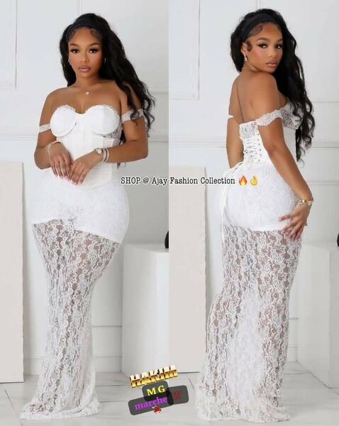 Robe de mariage en dentelle