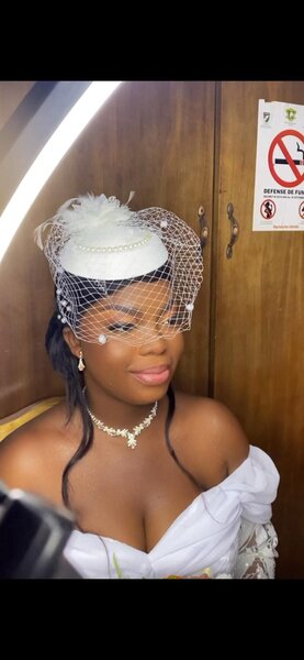 Voilette de mariée élégante