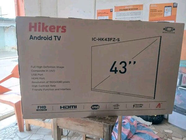 Hikers TV Android 43 pouces - IC-HK43FZ-S