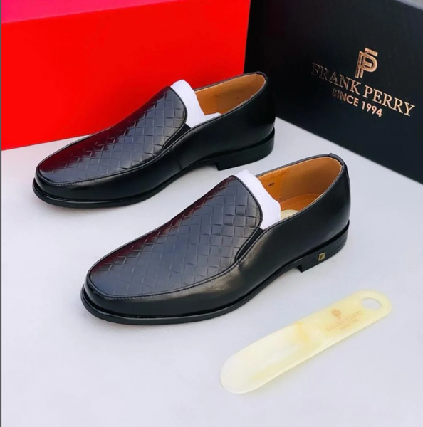 Men's shoes black Frank Perry