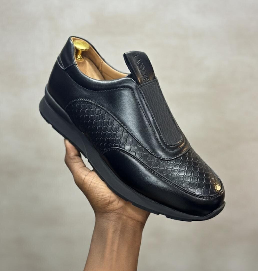 Sneakers élégantes en cuir