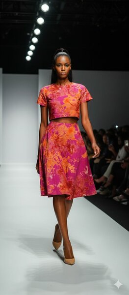 Jupe taille haute chic élégant