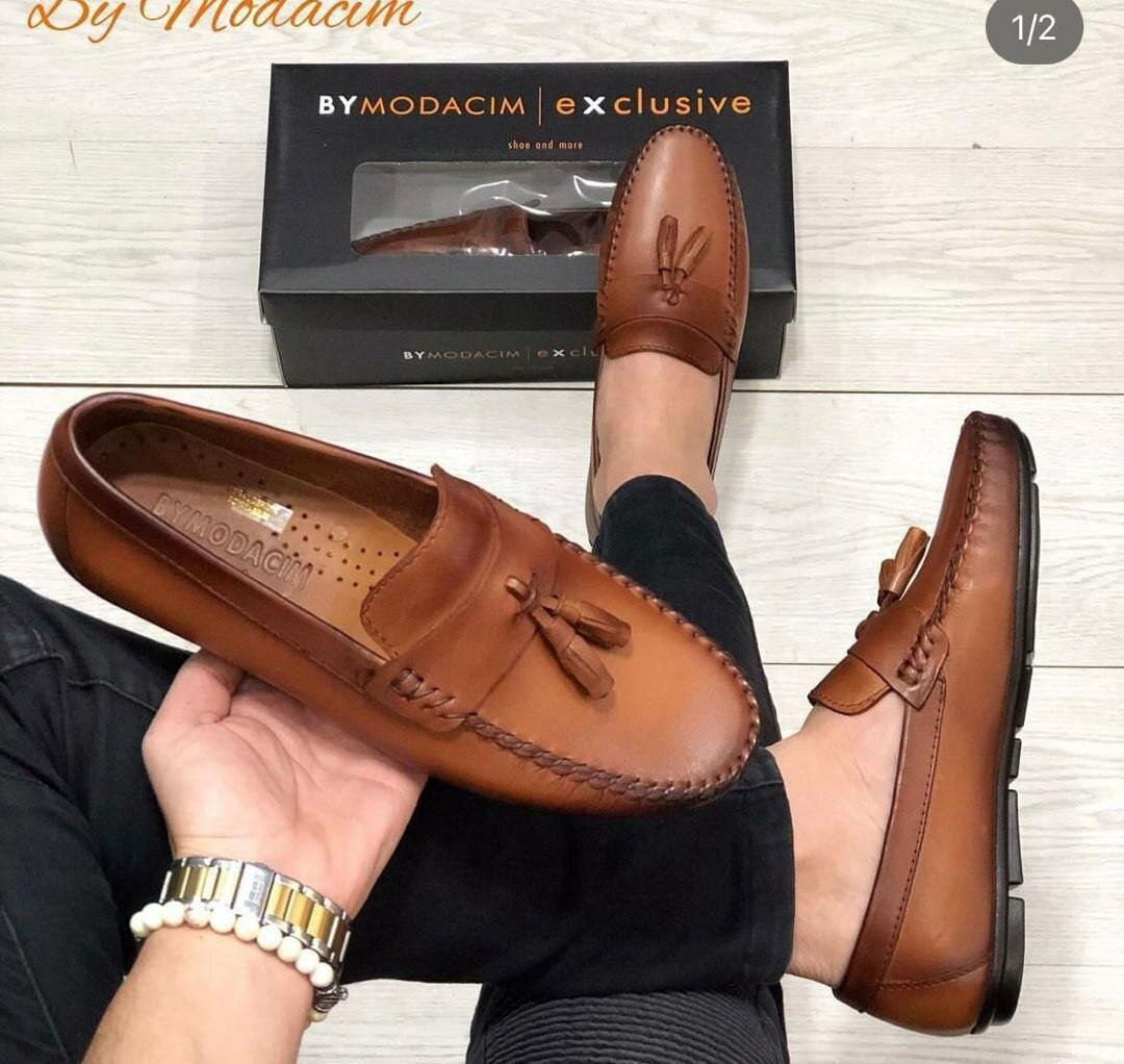 Mocassins en cuir homme élégants