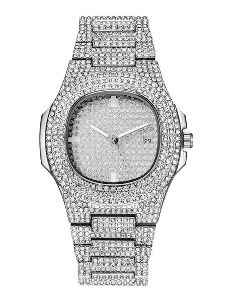 Montre femme diamantée luxueuse