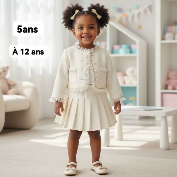 Ensemble élégant fille 4-12 an