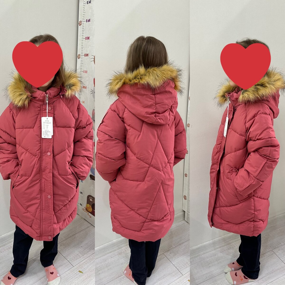 Распродажа зимних курток на девочку