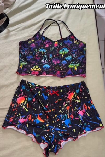 Ensemble Pyjama Femme Psychédélique