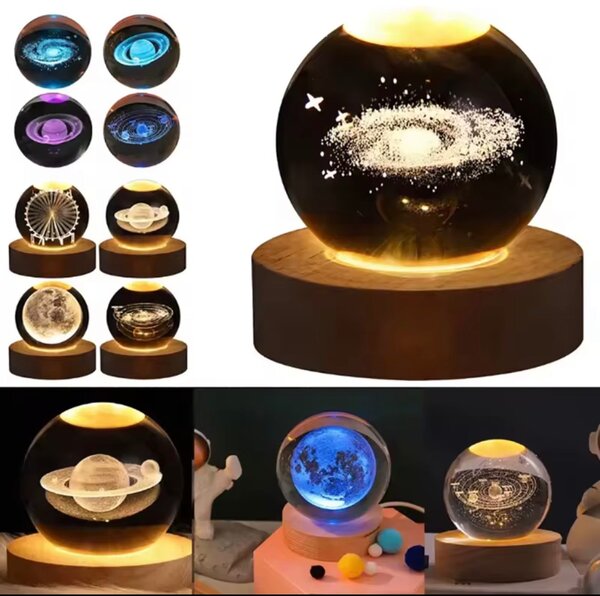 Lampe Cristal Galaxie LED