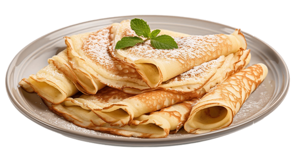 13. Crêpes nature
