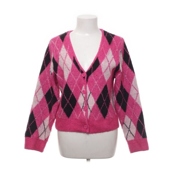 Cardigan à losanges rose