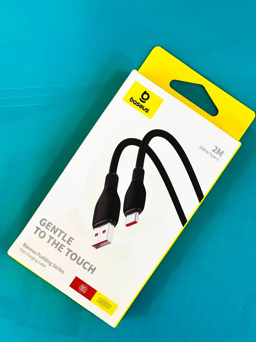 Baseus Pudding Series Fast Charging Cable USB to Type C 100W