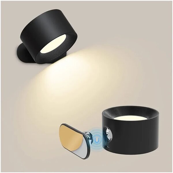 Rechargeable magnetic Sensitive touch wall light