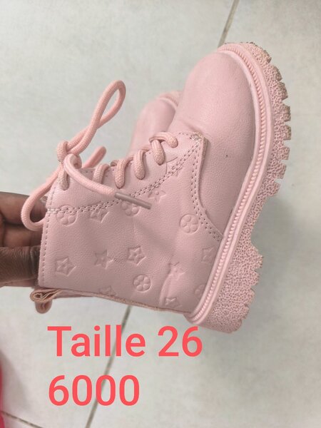 Bottes Enfant Roses