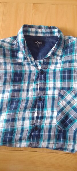 Chemise homme à carreaux