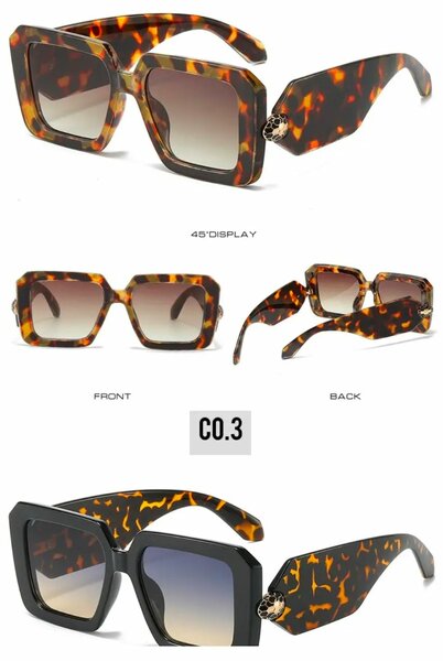 Lunettes de soleil carrées