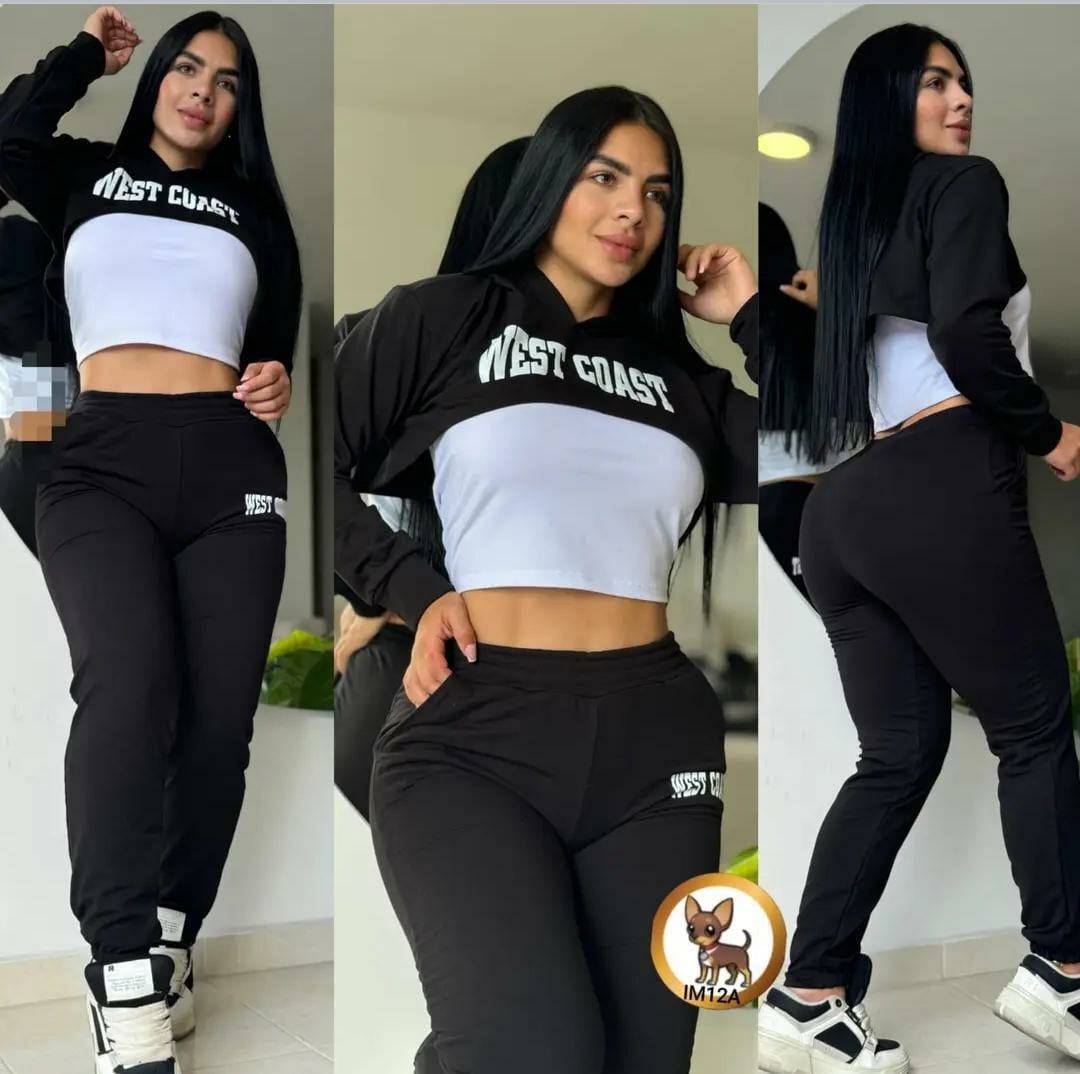 Ensemble survêtement et crop top West Coast