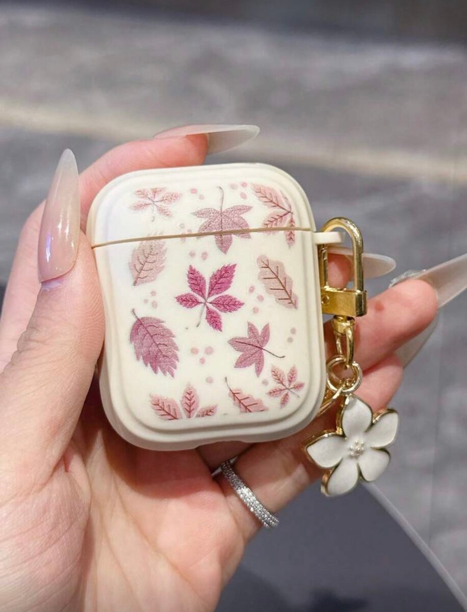 Étui AirPods Fleurs Roses