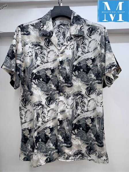 Chemise à motifs homme élégant