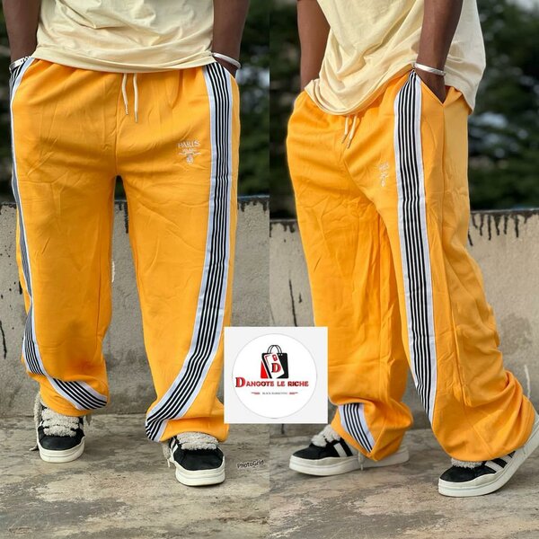 Pantalon de survêtement jaune