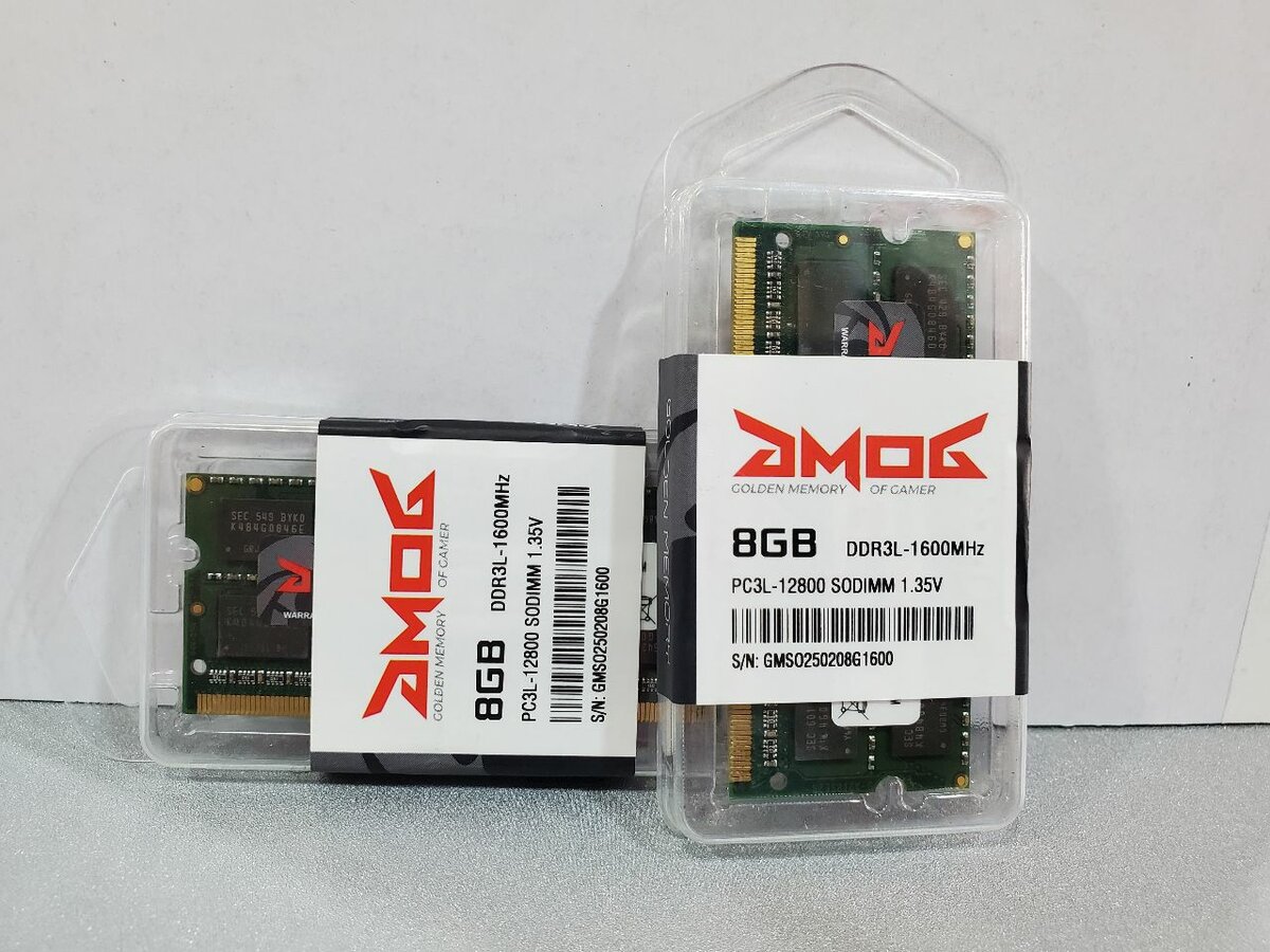 Mémoire RAM DDR3L 8GB 1600MHz