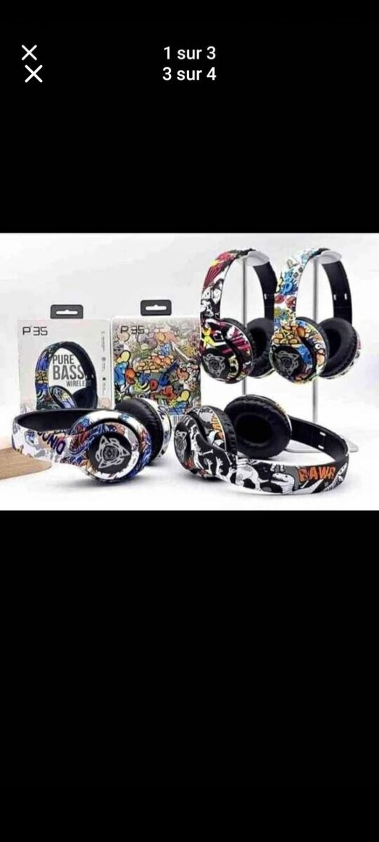 Casque bluetooth JBL P35 disponible