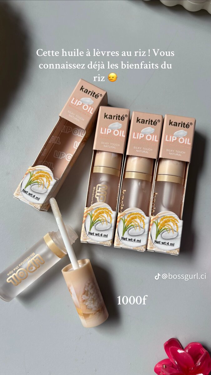 Huile à Lèvres Hydratante Karité