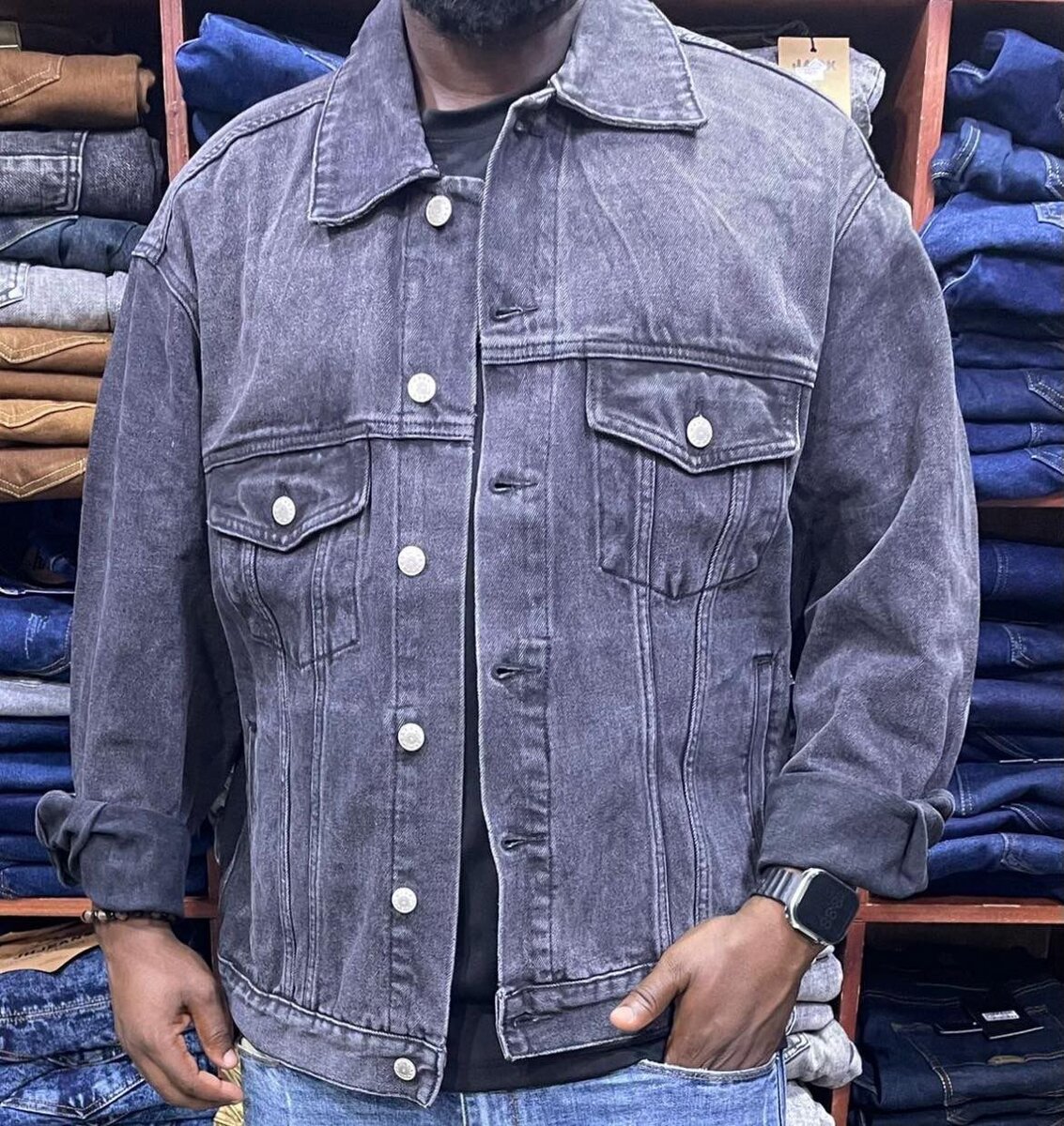 Veste en jean tendance