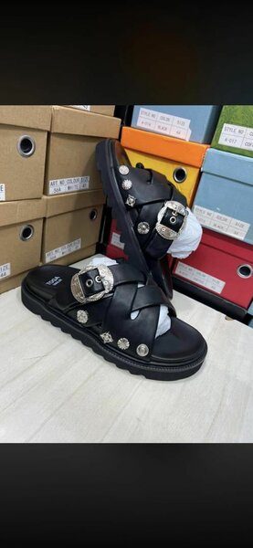 Sandales en cuir hommes