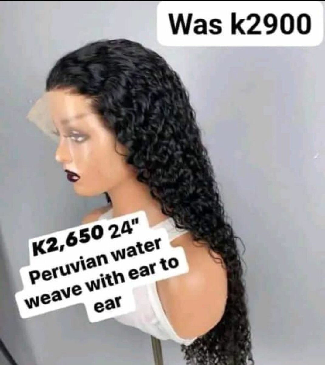 Peruvian water waeve with ear to ear closure