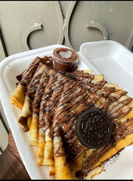 Crêpes nutella oréo