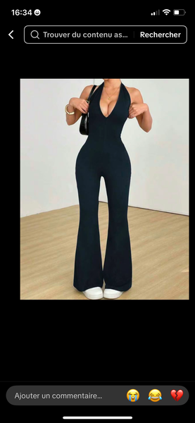 Combinaison évasée femme