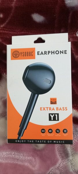 Orignal Earphone Y1 Extra bass 100% orignal