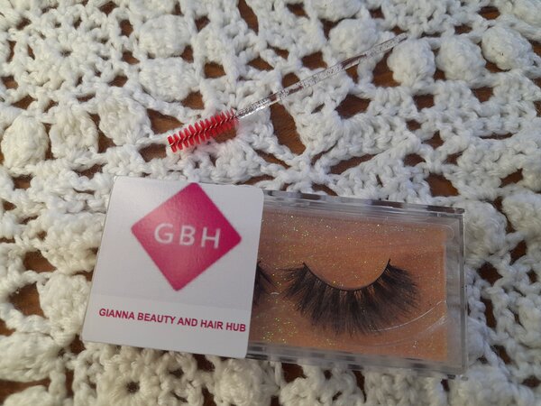 5d stripe eyelash with mascara wand