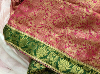 Baby Girls Sharara Dress Designs For Wedding (Fabric Jamawar ) ( Size 0-3 To 5 Yrs)