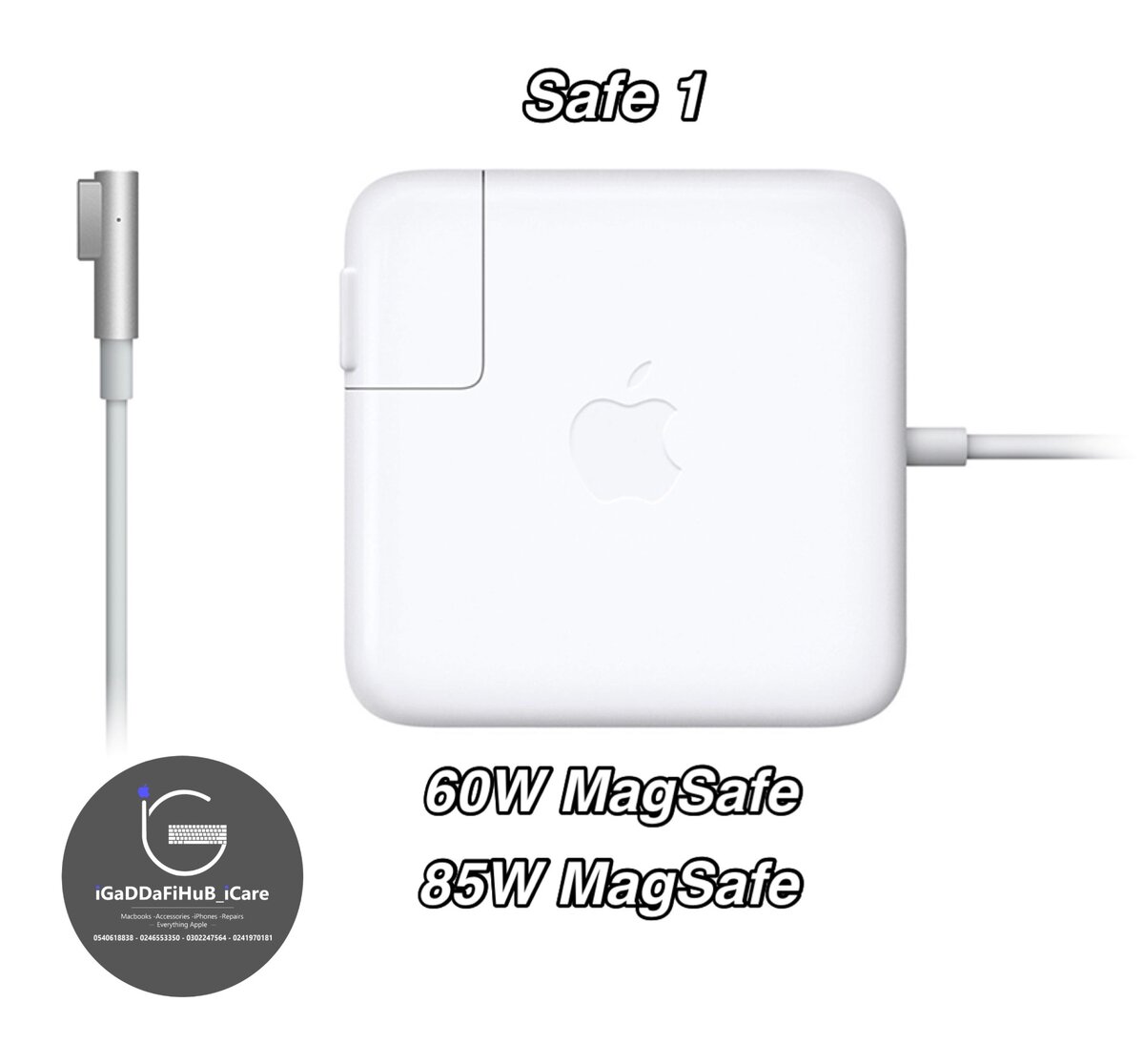 MacBook chargers Safe 1/2,45W,60w,85W with 2M extension
