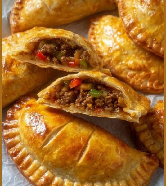 Chaussons au boeuf hachés