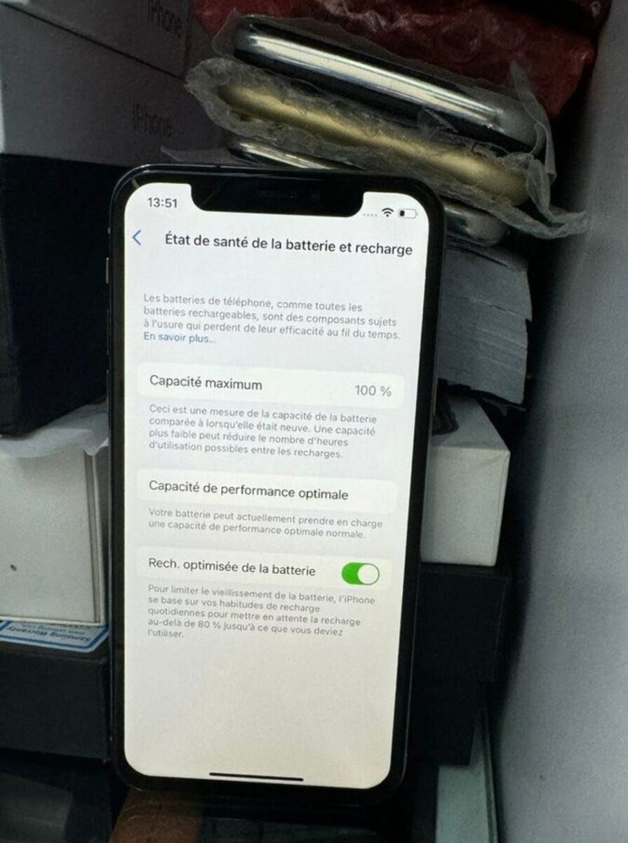 iPhone X 64GB Argent