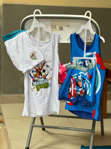 Caleçon débardeur enfants