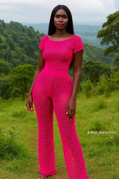 Combinaison en crochet tendance