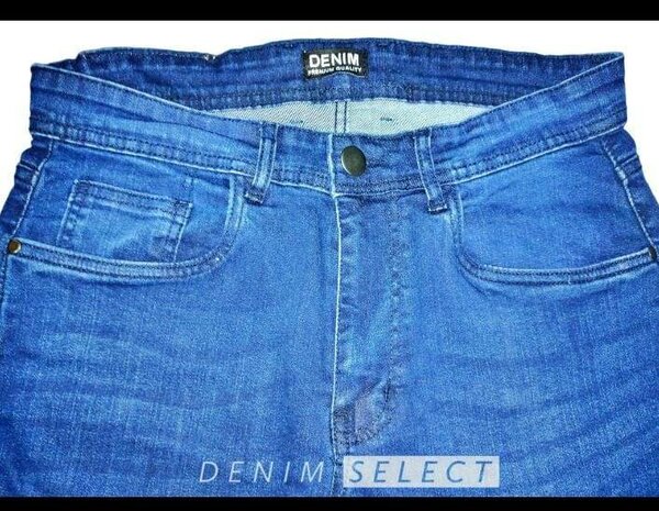 Denim blue jeans