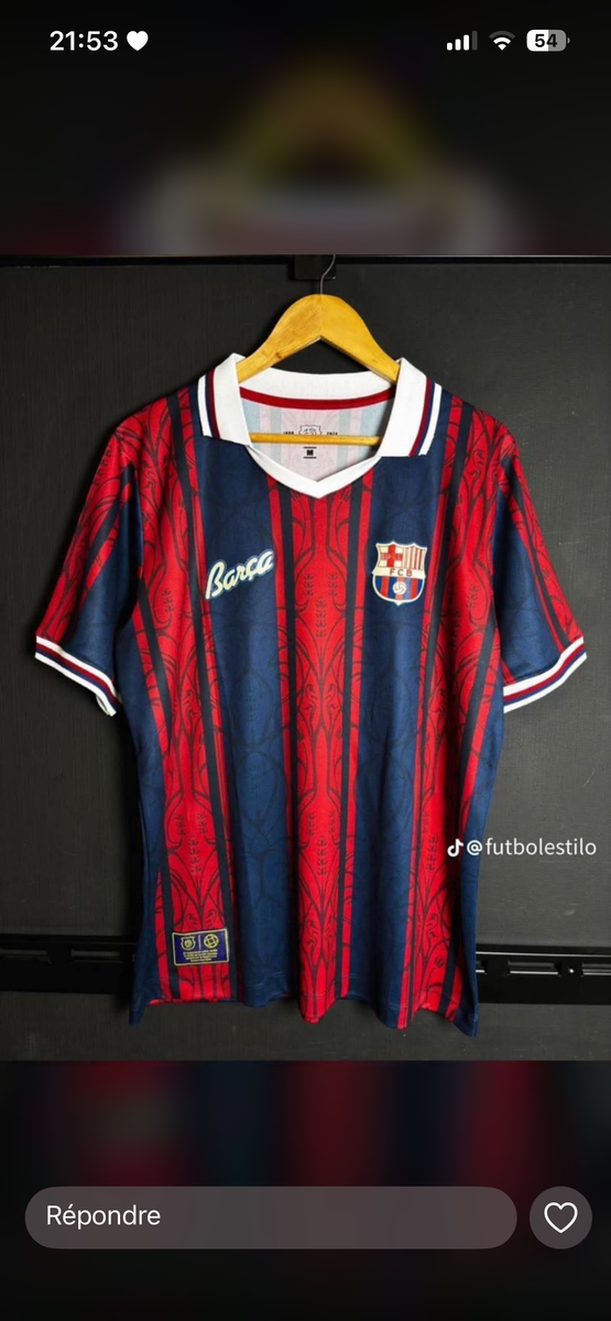 Maillot de football rétro