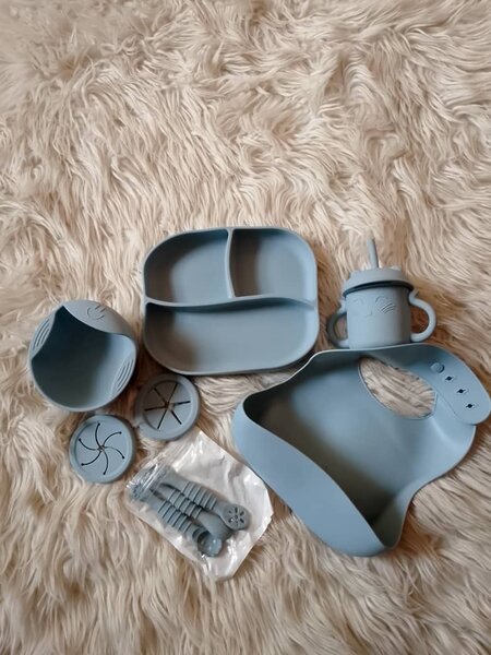 Ensemble Repas Bébé Silicone