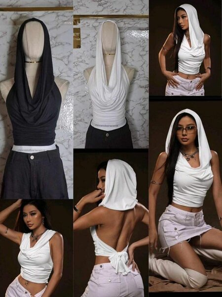 Haut drapé femme élégant