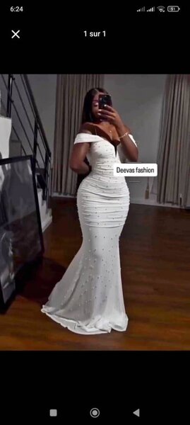 Robe de soirée sirène élégante